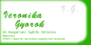 veronika gyorok business card