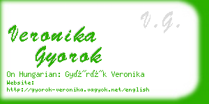 veronika gyorok business card